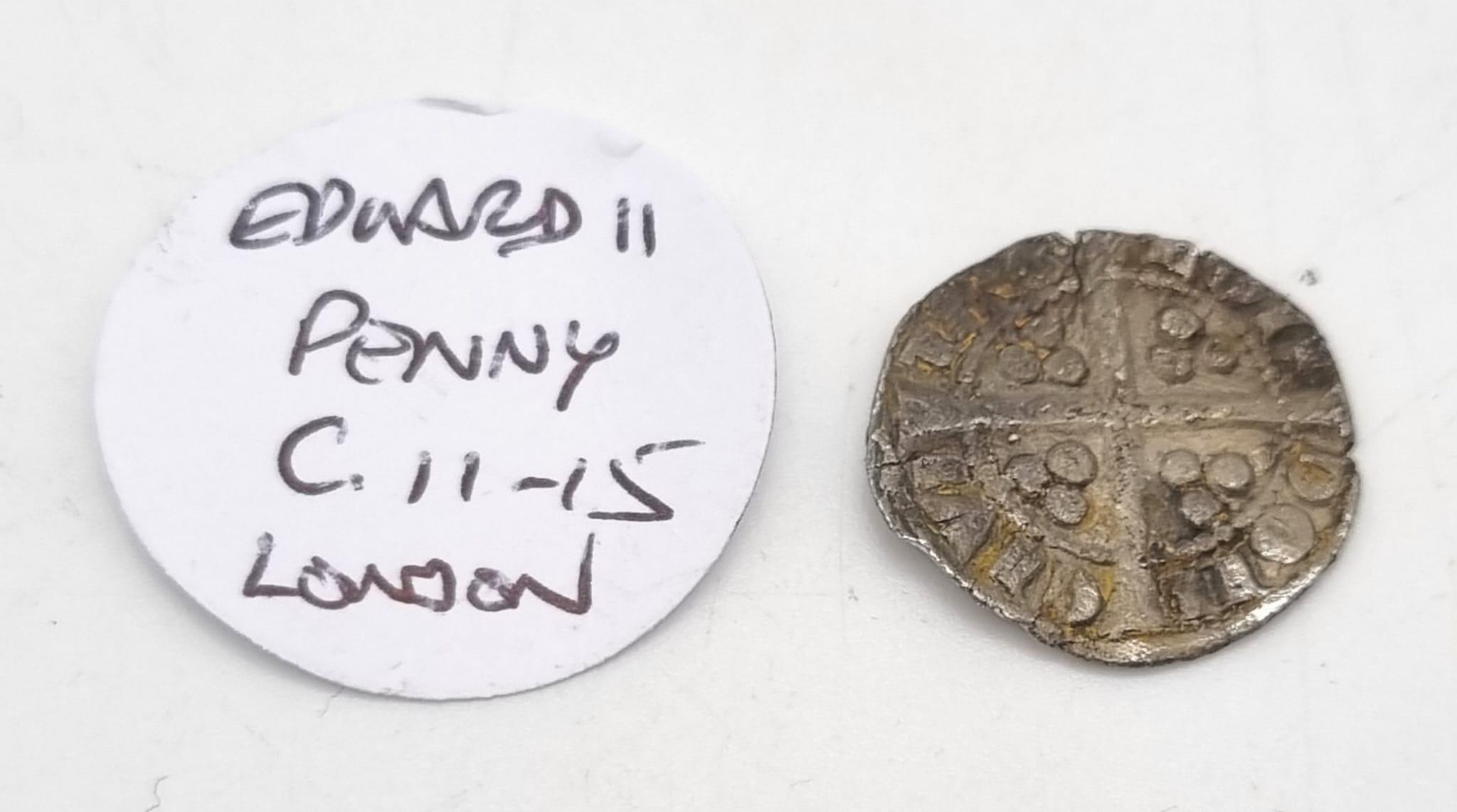 An Edward II Silver Penny, 1455-1463, near fine condition, minted in London. Class 11-15.