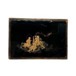 Antique circa 1680-1700AD Japanese Buddhist Lacquer Painting. In need of slight restoration. 26 x