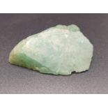 76.80Ct Natural Emerald. Rough shape. ITLGR certified