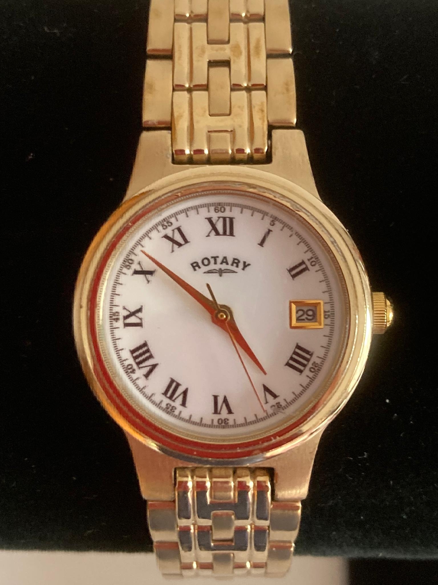 2 x ladies top quality Quartz wristwatches in Gold Tone. To include a ROTARY having mother of - Image 3 of 4