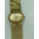 Ladies Vintage 1960/70’s GOLD PLATED ROTARY wristwatch. Having quality heavy GOLD PLATED Milanese