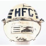 WW2 British Home Front Head Fire Guard Helmet and Visor.