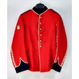 Early 20th Century Edwardian Crown Drummer Boys Scarlet Tunic.