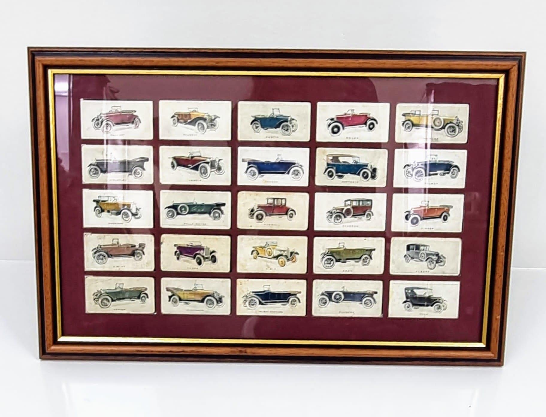 Three sets of vintage Classic car cigarette cards by Lambert and Butler and Mills all in nice double - Image 3 of 6