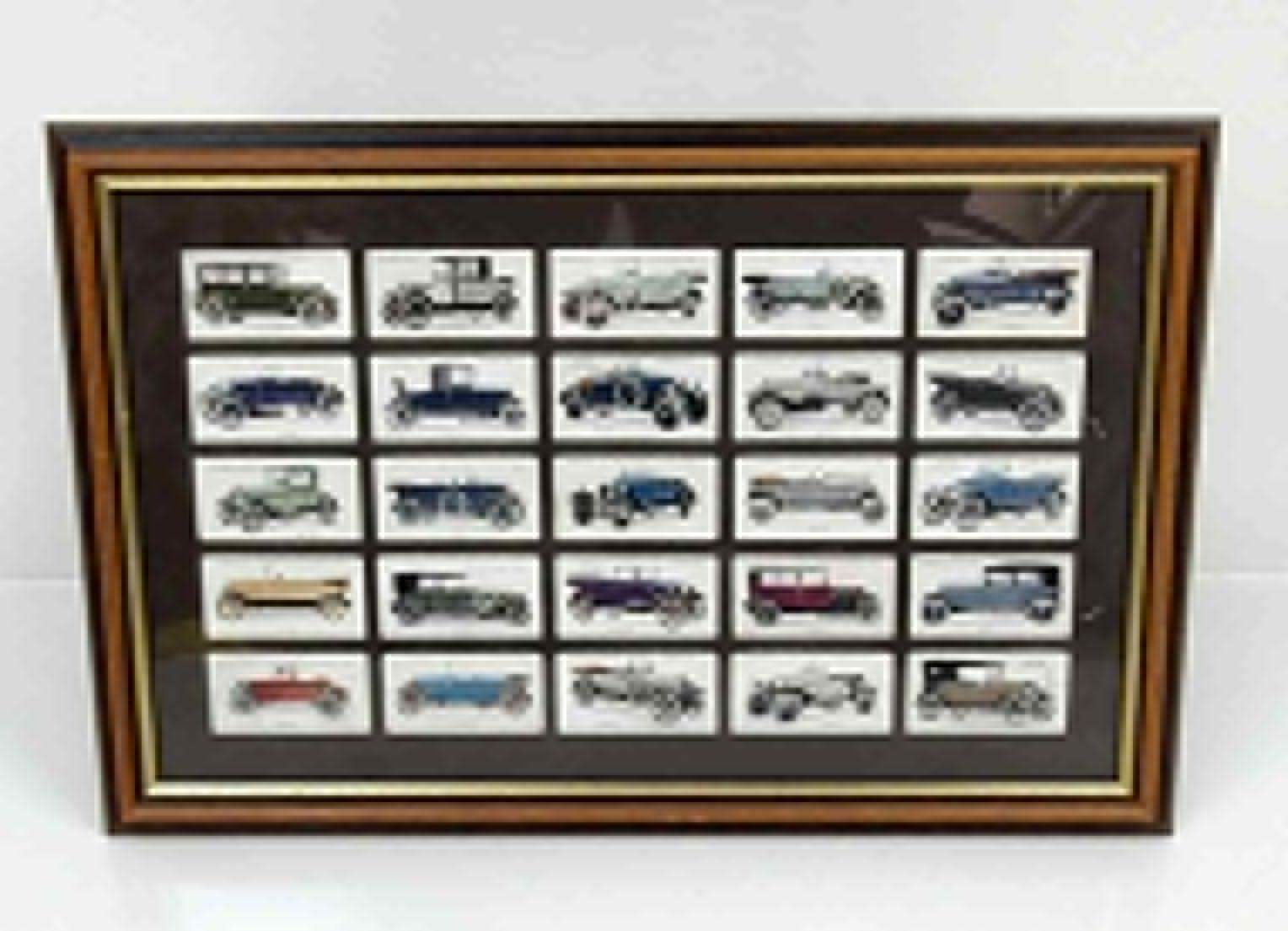 Three sets of vintage Classic car cigarette cards by Lambert and Butler and Mills all in nice double - Image 4 of 6