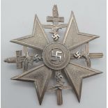 Spanish Civil War Period German Condor Legion Silver Grade Spanish Cross.