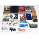 A nice collection of eleven motoring books including a copy of the 1920' The motoring encyclopaedia.
