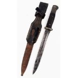 WW2 German Mauser K-98 Bayonet with Scabbard and Frog.