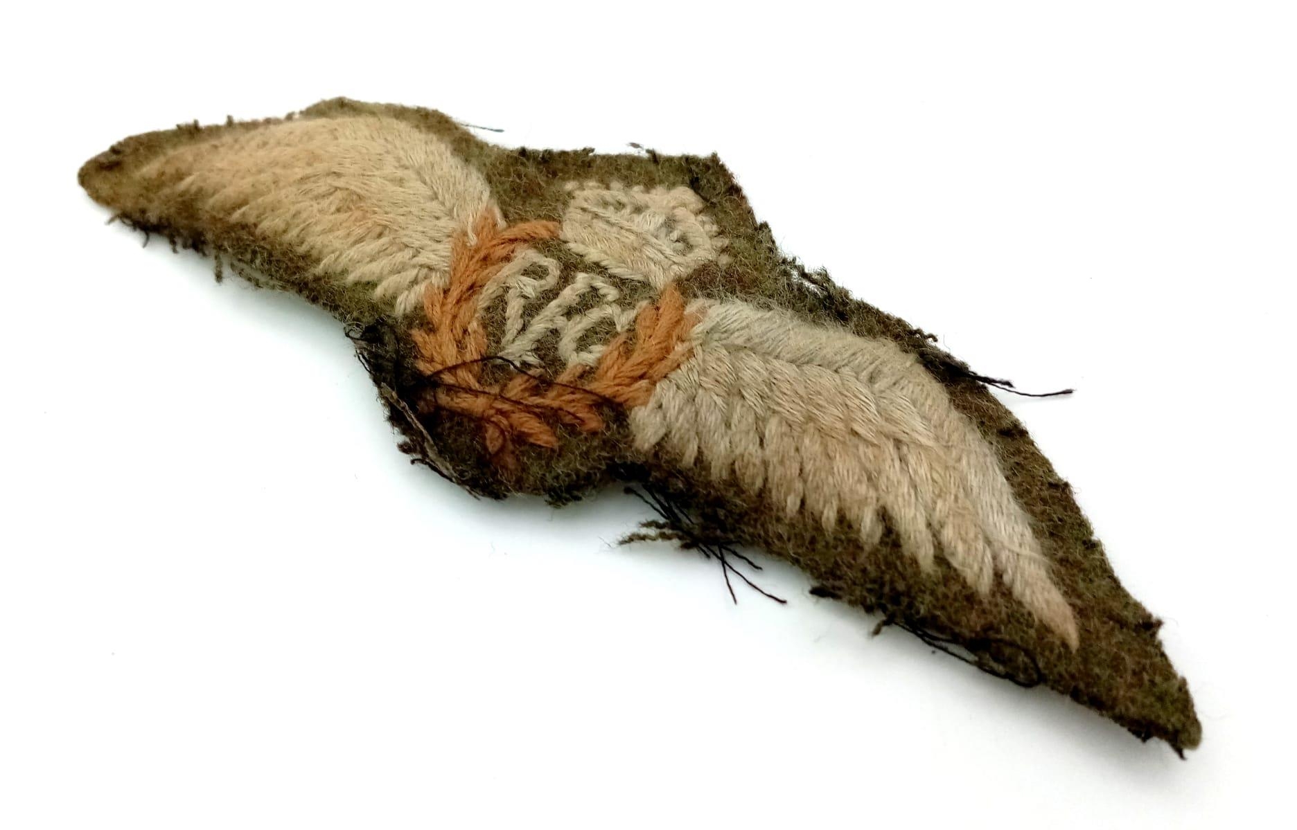 WW1 British Royal Flying Corps Pilots Cloth Wings. - Image 2 of 3