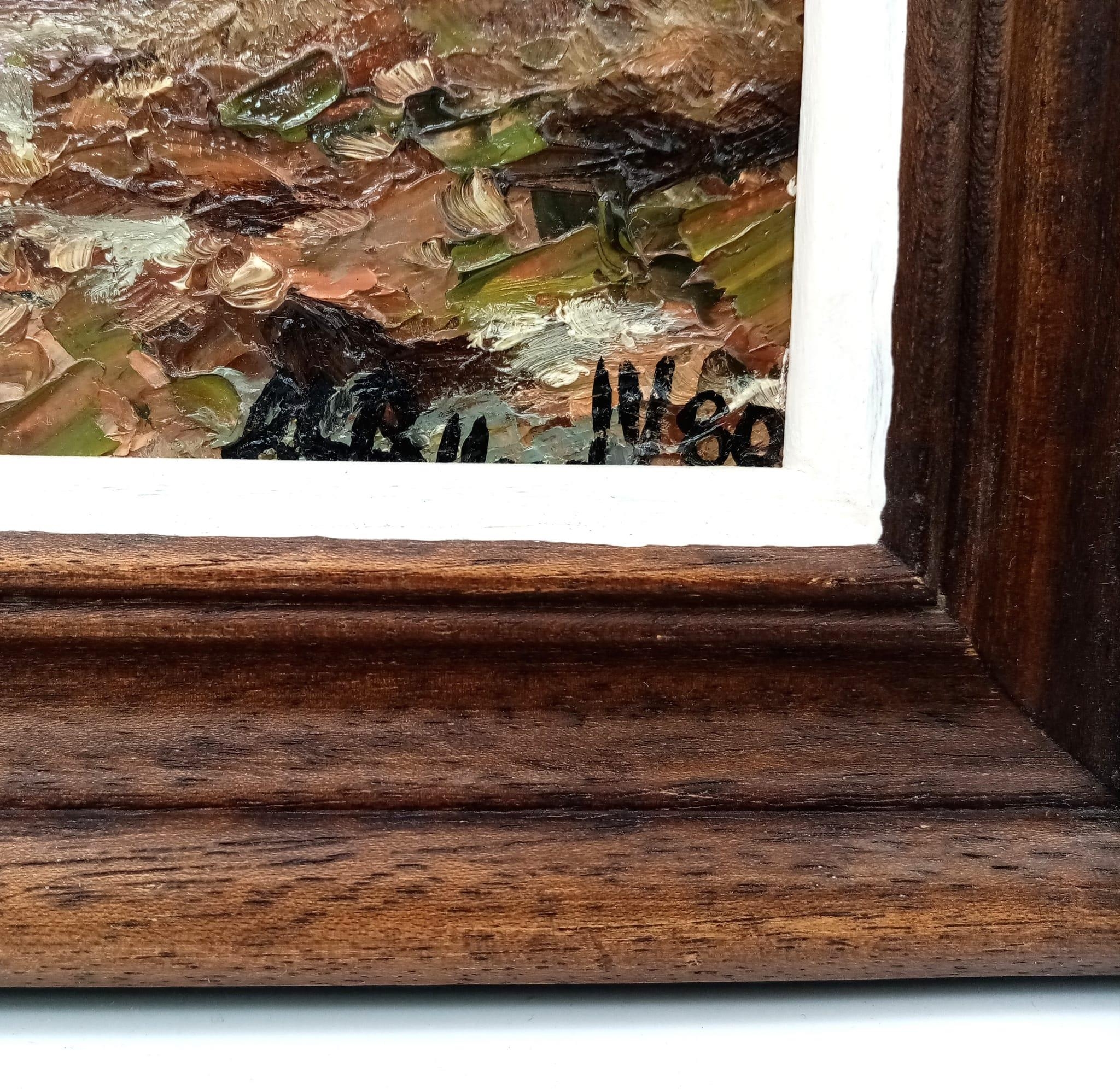 A Painting Inspired by a Jean Bennetts Photo. In frame - 49 x 39cm. Interesting provenance verso. - Image 4 of 9