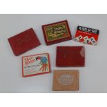 A collection of vintage fun card games from the 1930's and Pit from 1904!