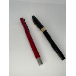 Shaeffer and Parker fountain pens