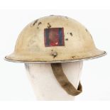 WW2 British Royal Engineers MKII Helmet. Dated 1939. Maker: Harrison Bro’s and Howson Sheffield.