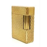 A Lovely Vintage S.T. Dupont Gold Plated Lighter. In very good condition, just needs a flint and gas