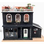 A fantastic 1920's Art Deco Dollhouse - The Silver Slipper! Nicely decorated and fitted out. Full of