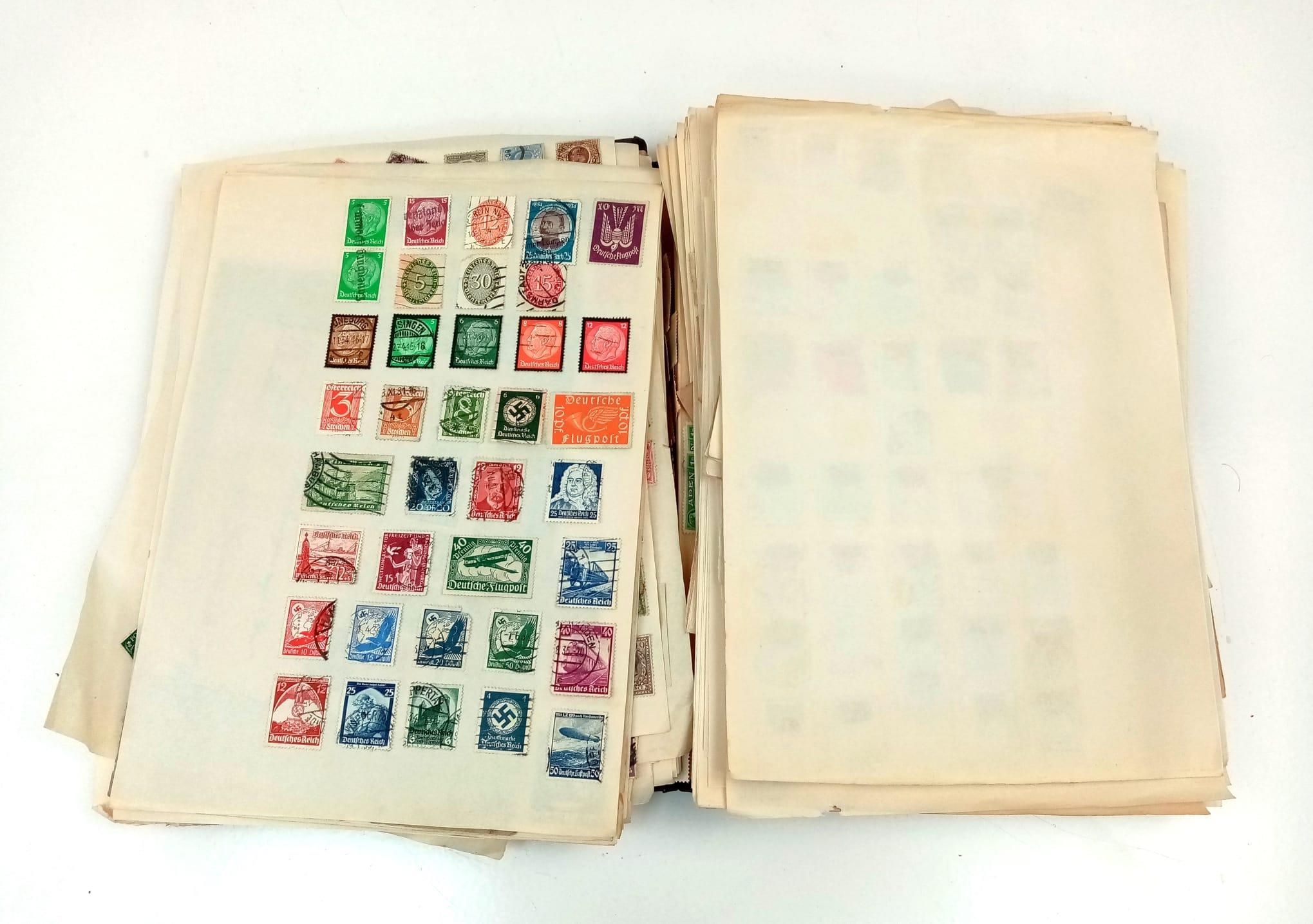 Two Vintage/Antique Foreign Books of Stamps. Some unused, mint - some extremely rare. Definitely - Image 5 of 6