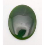 New Zealand Green Stone from Antique Japanese Obidome 9.3g 4cm