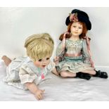 A pair of Re-Born silicone lifelike dolls. In excellent condition.