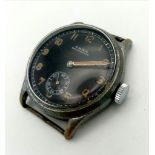 WW2 German Africa Corps Para Bruchsicher Wrist Watch. Works well.