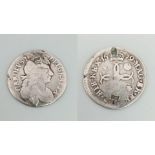 A Charles II 1679 Silver Fourpence Coin. S3384. Please see photos for conditions.