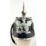 WW1 Imperial German Restored 1845 Model Bayen Dragoner Regiment No.20 Officers Pickelhaube.