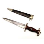 3rd Reich N.S.K.K. Dagger 1933 Pattern RZM M7/33. Maker: F.W. Holler.