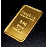 Fine 24k Gold Ingot. 2.5grams. 3-111359