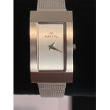 Ladies ALAN STILL French Wristwatch in silver tone, having an attractive polished stainless steel