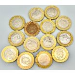 14 RARE £2 COINS.