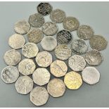 28 very rare 50p coins