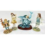 A Enchanting Selection of Leonardo Collection Figurines, Sunburst and Moon Bright limited edition