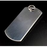 STERLING SILVER DOG TAG BRAND NEW 17.3G