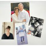 An Eclectic Mix of Signed Pictures. Tony with Cherie Blair, Jamie Oliver and Chris Tarrant. Frame