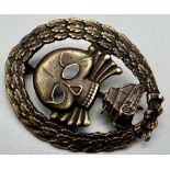 Spanish Civil War Period German Condor Legion Tank Crew Badge. This a very rare badge so I suspect