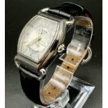 A Stylish Links of London Ladies Watch. Original brown leather strap. Stainless steel case - 28mm.