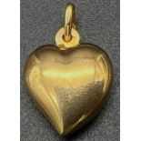 A 9K Yellow Gold Pendant or Charm. 25mm. 1.15g