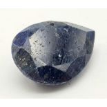 23.95 Ct Natural Blue Sapphire. Pear Shape. Comes with GLI Certificate.