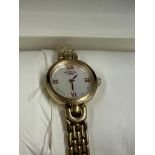Rotary ladies watch & box with papers MOP dial
