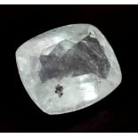 A 19.76ct Natural Aquamarine- Cushion Faceted. ITLGR Certified