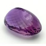 A 49.28ct Bolivian Amethyst -Oval Faceted- ITLGR Certified. AAA Grade.