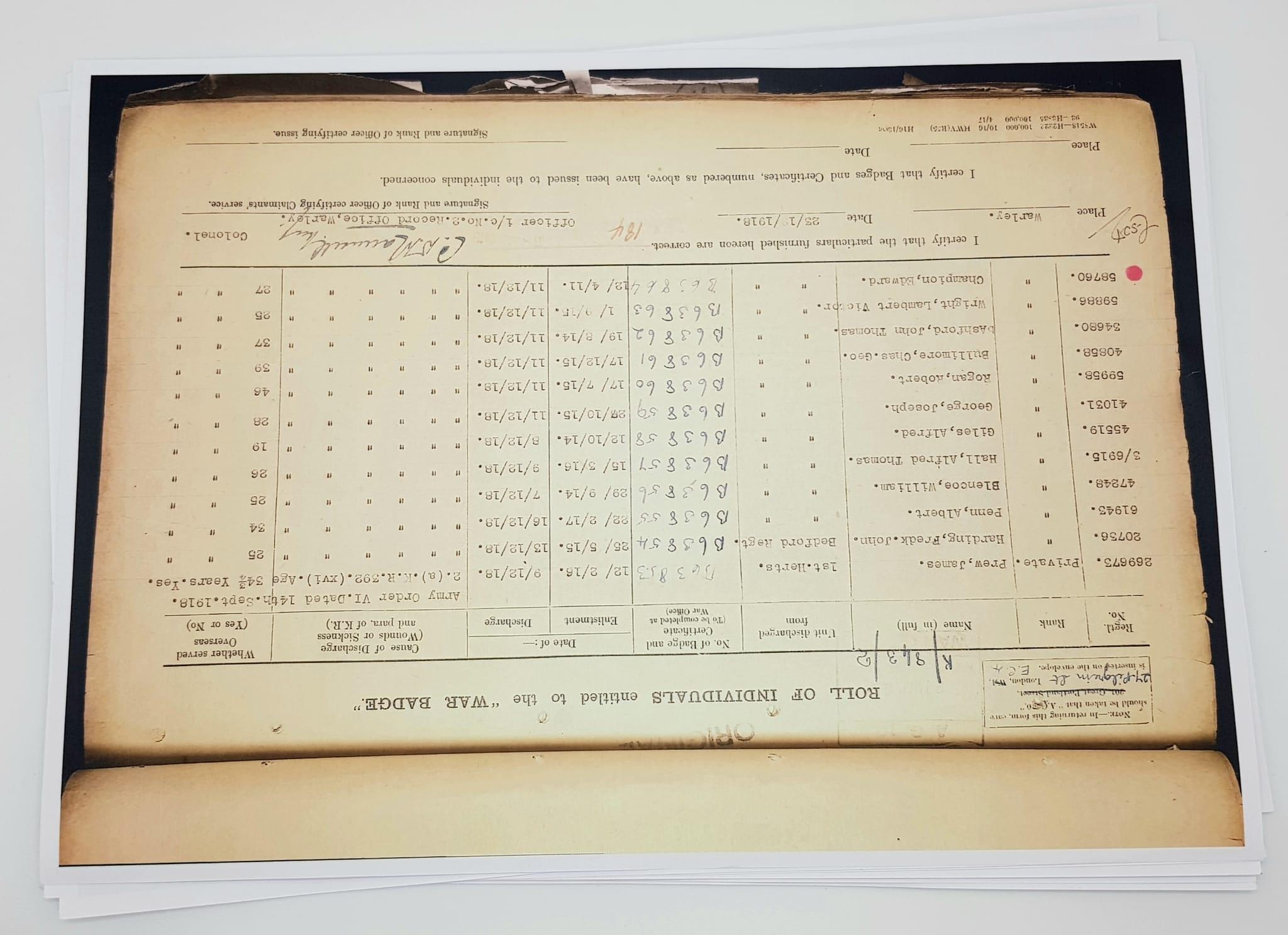 Territorial Force Efficiency Medal GVR named to 240017 Private E Champion, 5/E Kent R (5th - Image 8 of 9