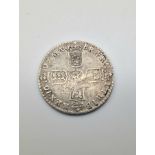 A William III 1697 Silver Sixpence Coin. Third bust. S3538. Please see photos for conditions.