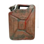 100% Genuine Waffen SS 20 ltr Jerry Can Made By Sandrik. This can was found in Normandy France.