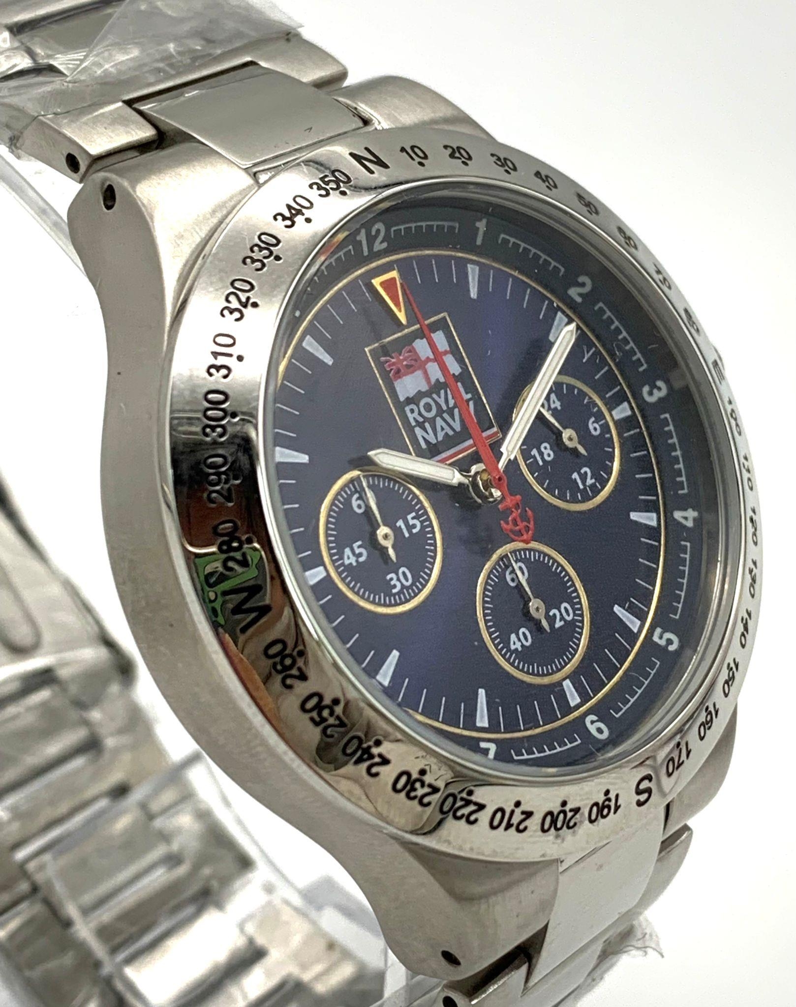 Unworn Limited Edition ‘Sovereign on the Seas’ Royal Navy Chronograph Watch, still in Original Box - Image 5 of 12