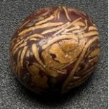 9.10 Ct Marium Jasper. Brown. Oval Cabochon. Comes with GLI Certification.