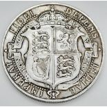 An 1897 Queen Victoria Silver Crown Coin. Good definition but please see photos.