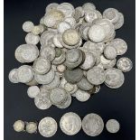 A Selection of pre-1947 UK Coins. Please see photos for Conditions. Total Weight 490grams Approx.