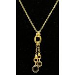 A 18k Gold Links of London necklace with Pendant. Weighs 9.04grams. Necklace is 46cm in length.