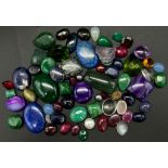 844.20 Ct Emerald, Green Quartz, Pear , Citrine, etc. Multi Gemstones Lot