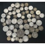 A selection of pre-1920 UK Coins. Please see Photos for conditions. Total Weight 168.76grams